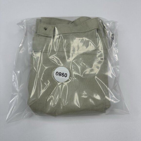 Everlane Women's Laurel The Linen Button Picnic Square Neck Tank Top‎ 10/C37 - Picture 12 of 12